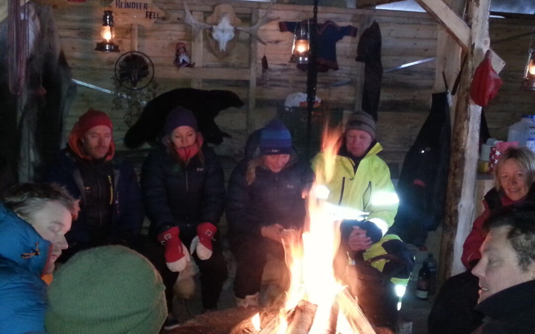 Trivelig lørdag hos Oskal i Takelvdalen
